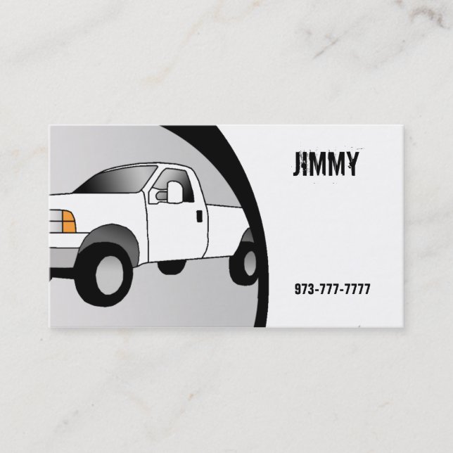 Truck Business Cards (Front)