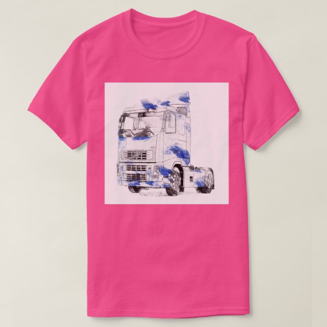 Truck colour art T-Shirt (Design Front)