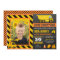 Truck Construction Birthday Party Photo Invitation