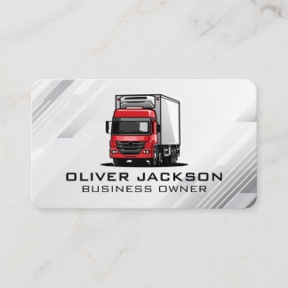 Truck Deliveries | Logistics Business Card
