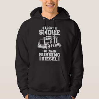 Truck Driver Design For Men Dad Big Rig Semi-Trail Hoodie