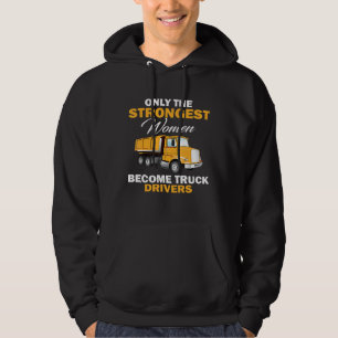 Truck Driver Idea For Womans Hoodie