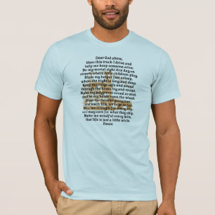 Truck Driver Prayer Mens T-Shirt