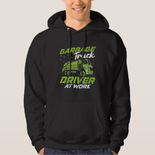 Truck Driver Rig Trucker  Trucking Garbage Truck Hoodie
