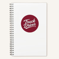 Truck Driver Script Typography Gift