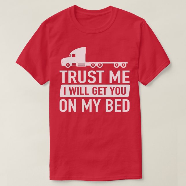 truck driver towing service truck towing truck T-Shirt (Design Front)