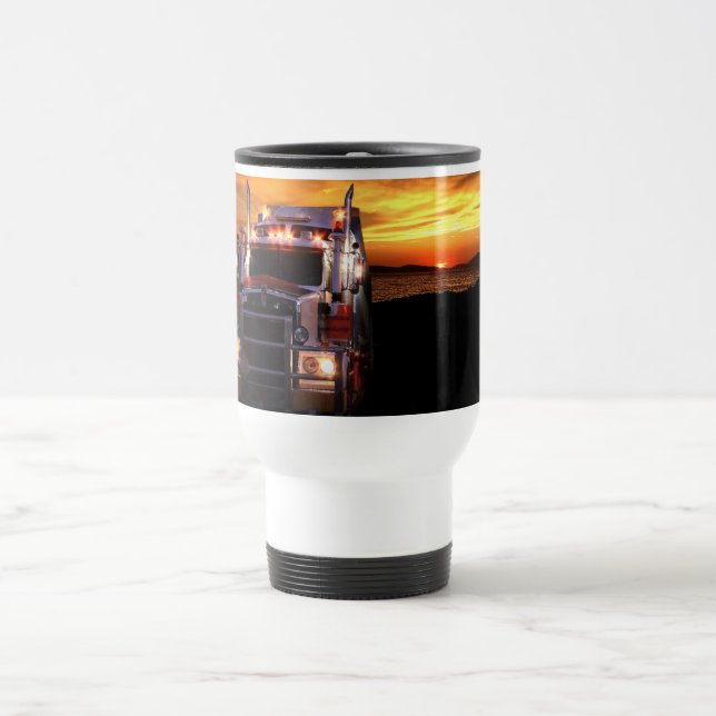 Truck driver travel mug (Center)