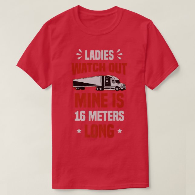 Truck Driver Trucker  T-Shirt (Design Front)