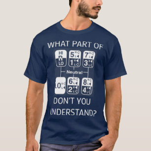 Truck Driver Trucker Transmission T-Shirt
