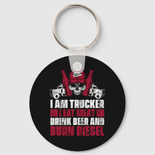 Truck Driver Trucking Trucker Key Ring