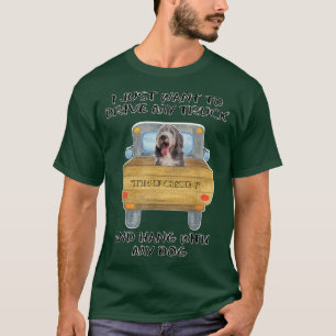 Truck Driving Dog Bearded Collie 2  T-Shirt