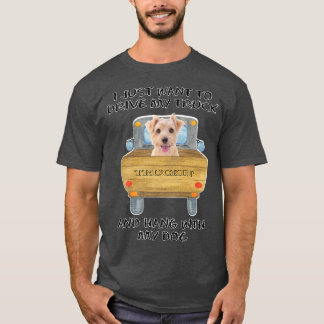 Truck Driving Dog Norfolk Terrier T-Shirt