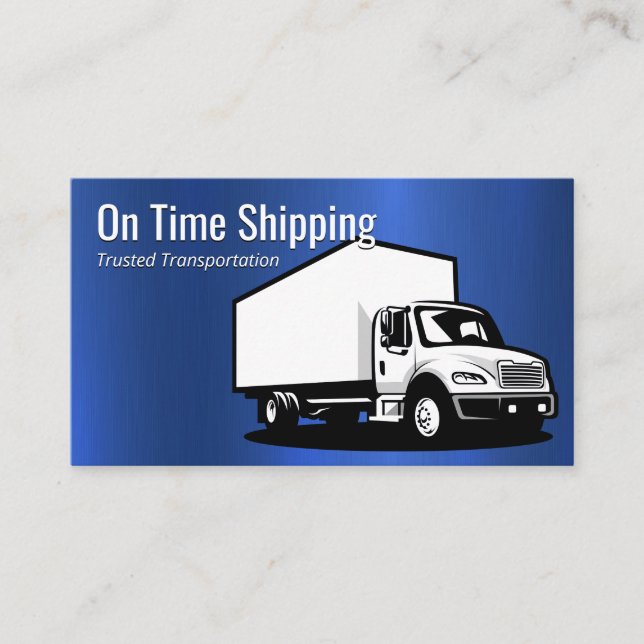 Truck Freight | Shipping Business Card (Front)