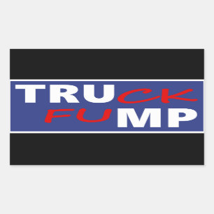 Truck Fump Rectangular Sticker