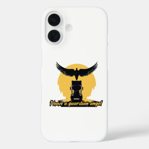 Truck Guardian Angel Protection Faith Road Journey iPhone 16 Case