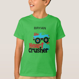 "TRUCK HEART CRUSHER"  T-SHIRT