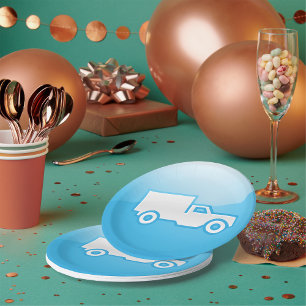 Truck Icon Paper Plates