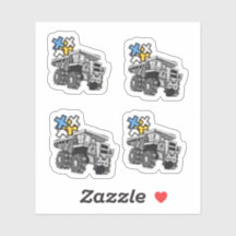 TRUCK LOAD HUGS - TINY STICKERS 