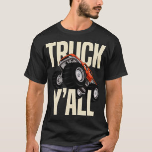 Truck  Monster 4x4 Pickup Truck Redneck Cowboy Cow T-Shirt
