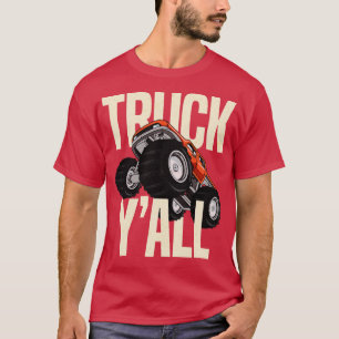 Truck  Monster 4x4 Pickup Truck Redneck Cowboy Cow T-Shirt