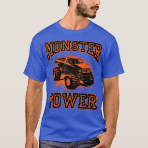 Truck Monster Power Gift For Boys  T-Shirt