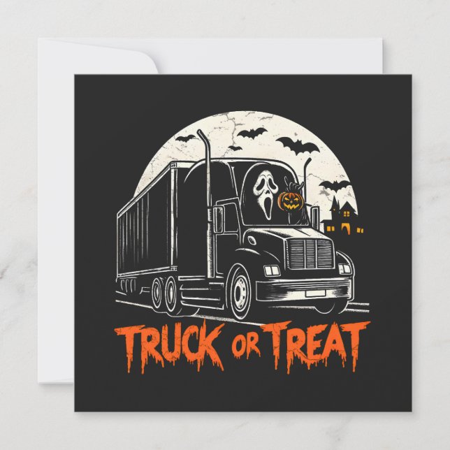 Truck or Treat  Card (Front)