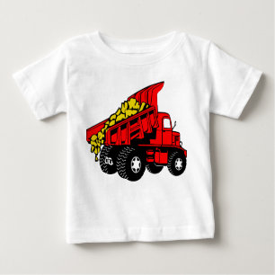 Truck red kids boys baby T-Shirt
