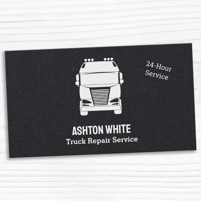 Truck Repair Premium Business Card (Truck Repair Cards)