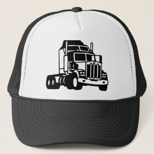TRUCK semi trailer trucker american Trucker Hat