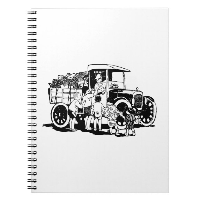 Truck Spiral Notebook (Front)