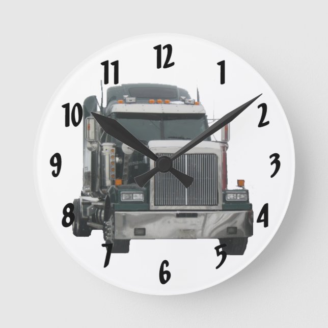 Truck Tractor Wall Clock (Front)