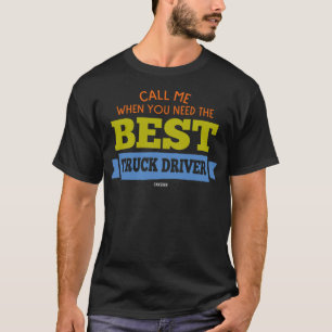 Truck transport logistics driver highway cute work T-Shirt