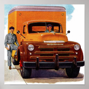 truck truckers truckin' poster
