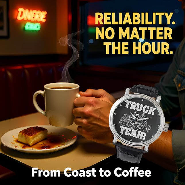 Truck Yeah! Black & White Watch (Creator Uploaded)