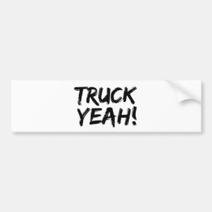 Truck Yeah Bumper Sticker
