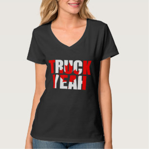 Truck Yeah Freedom Convoy 2022 Canada Trucker Driv T-Shirt