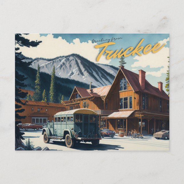Truckee, CA Postcard (Front)