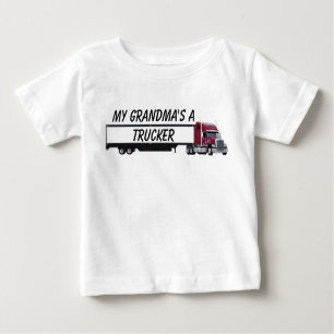 trucker-1, My Grandma's a Trucker Baby T-Shirt
