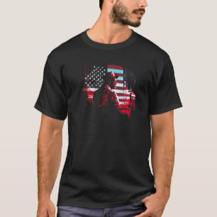 trucker American Big Rigs Diesel Truck Driver  53 T-Shirt