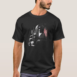 trucker American Big Rigs Diesel Truck Driver T-Shirt