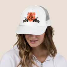 Trucker BIKE ROUTE 66 cap