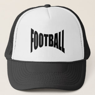Trucker cap black white FOOTBALL