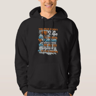Trucker Couple Matching  Tow Truck Driver's Wife Hoodie
