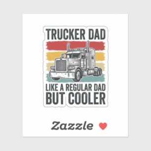 Trucker Dad Like a Regular Dad But Cooler Shirt_1