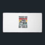 Trucker Dad Like a Regular Dad But Cooler Shirt_1 Desk Mat<br><div class="desc">Trucker Dad Like a Regular Dad But Cooler Shirt_1</div>