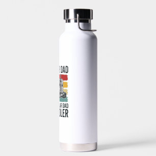 Trucker Dad Like a Regular Dad But Cooler Shirt_1 Water Bottle