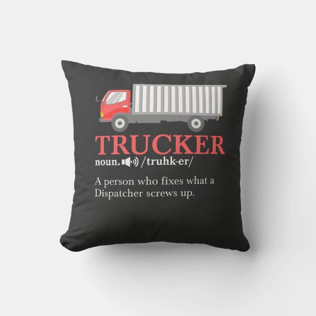 Trucker Definition Cushion (Front)