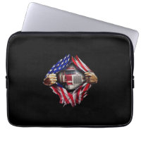Trucker Driver American Flag Truck