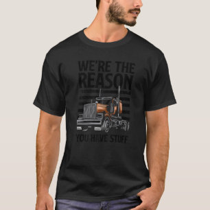 Trucker For Men Women Semi Truck Driver 2 T-Shirt