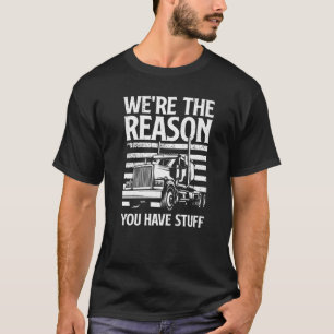 Trucker For Men Women Semi Truck Driver 4 T-Shirt